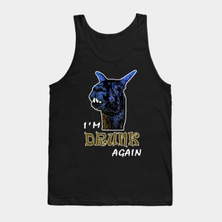 I'm Drunk Again Funny Llama T-Shirt Tank Top